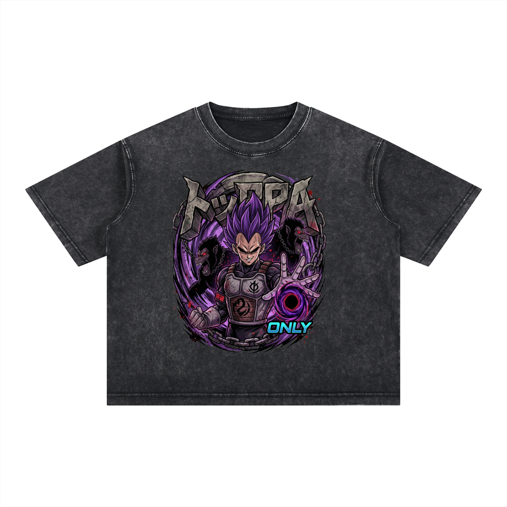 Ultra Ego Vegeta Oversized Tee | Dragon Ball Anime Streetwear