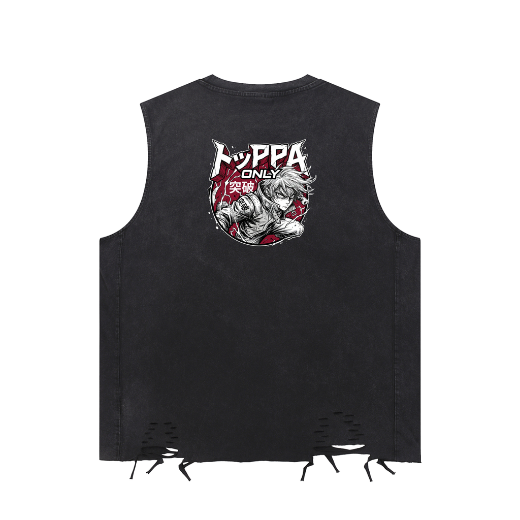 Jabber Snow Wash Tank | Gachiakuta Anime Streetwear