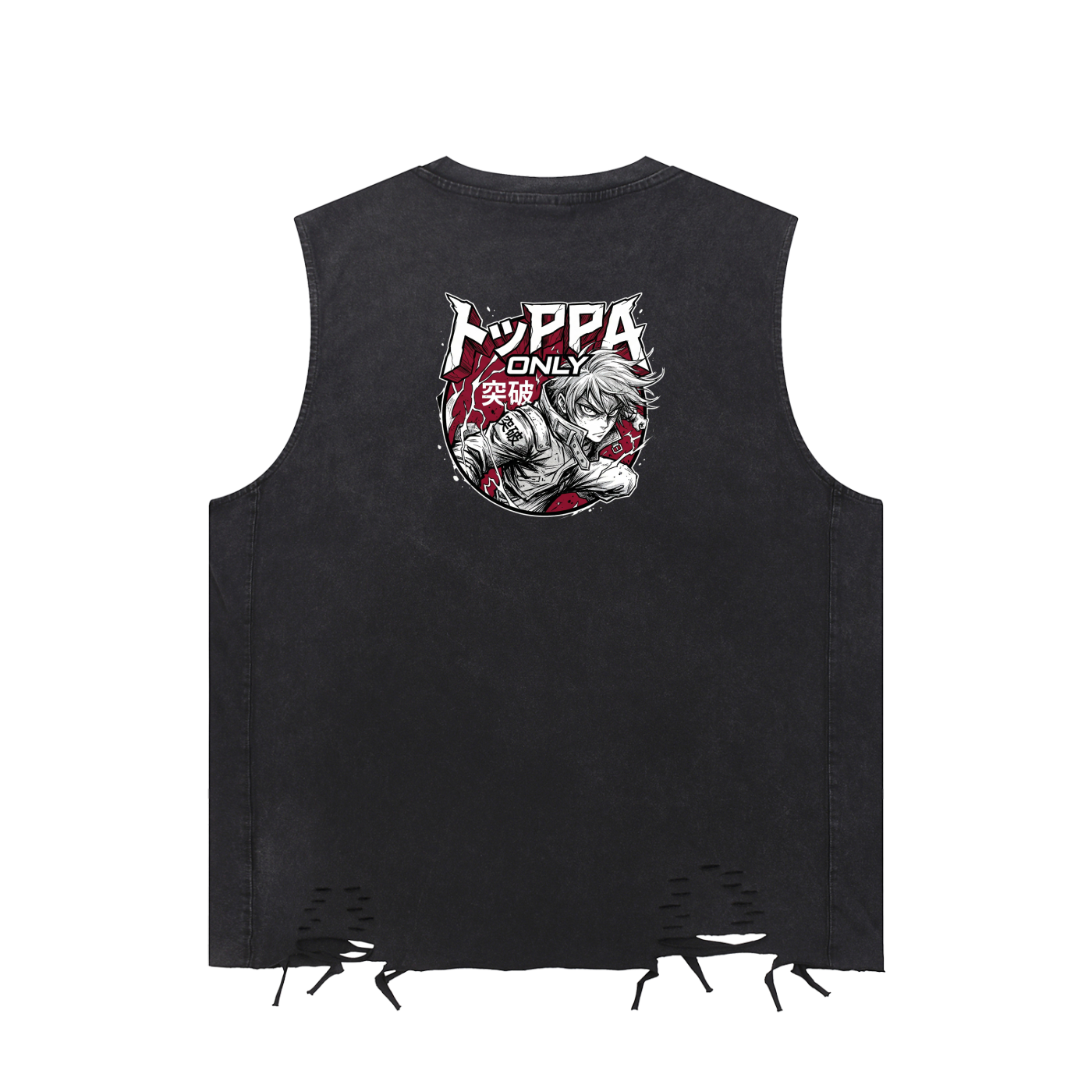 Jabber Snow Wash Tank | Gachiakuta Anime Streetwear