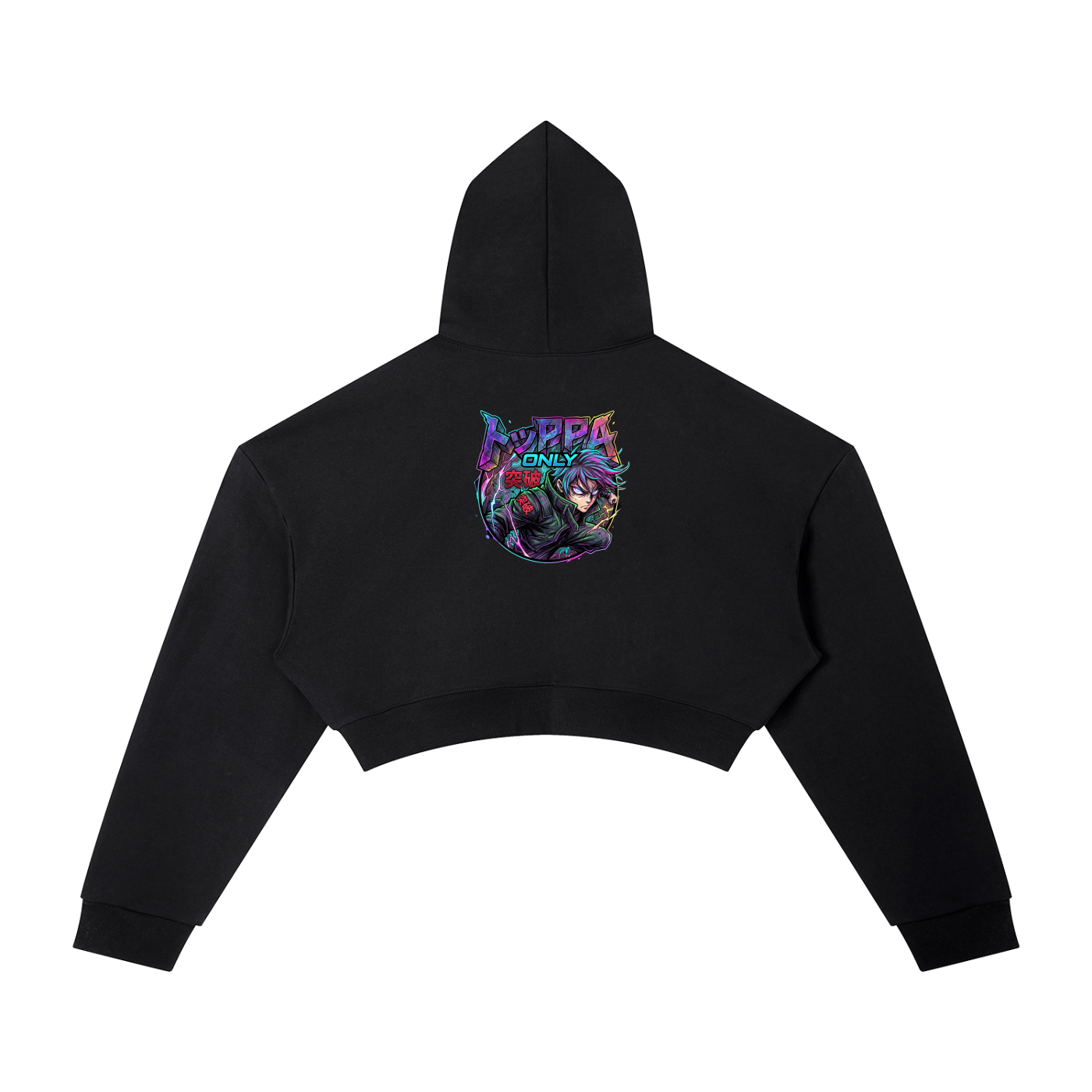 Gojo Cropped Hoodie | JJK Women's Anime Streetwear