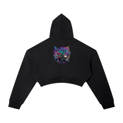 Gojo Cropped Hoodie | JJK Women's Anime Streetwear