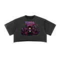 Megumi & Shikigami Crop Top | JJK Women's Anime Streetwear
