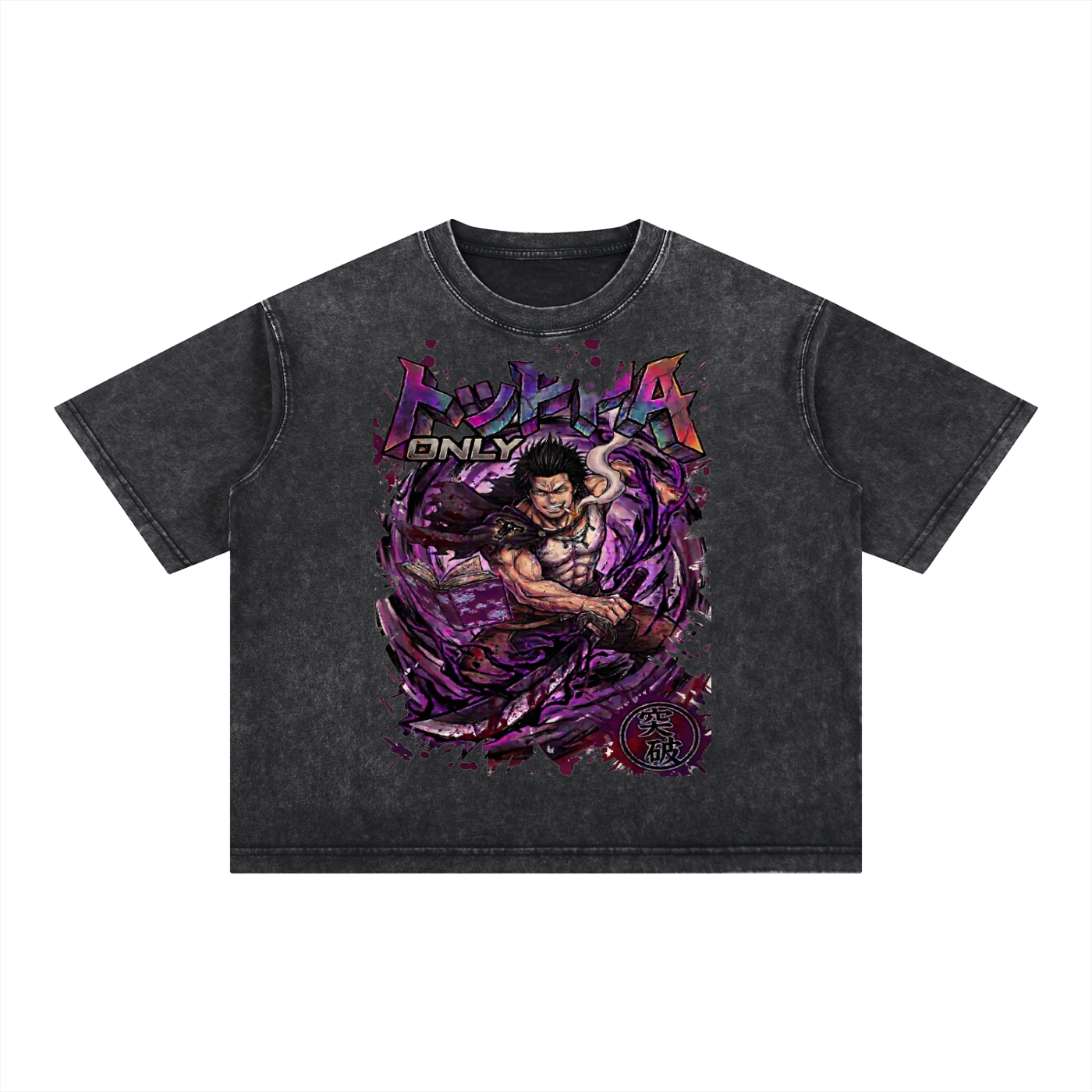 Yami Sukehiro Oversized Tee | Black Clover Anime Streetwear