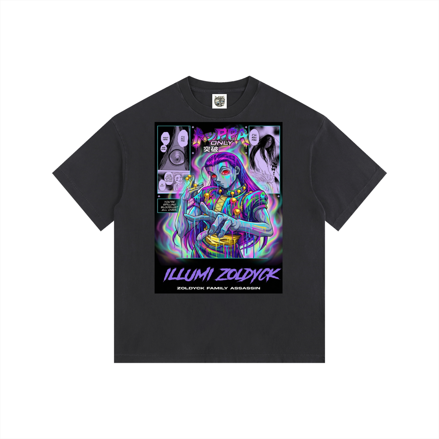 Hunter x Hunter,HxH,Illumi,Illumi Zoldyck,Zoldyck Family,Anime Tee