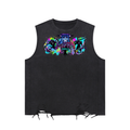 ARISE | Shadow Monarch x Igris Snow-Wash Sleeveless Tank