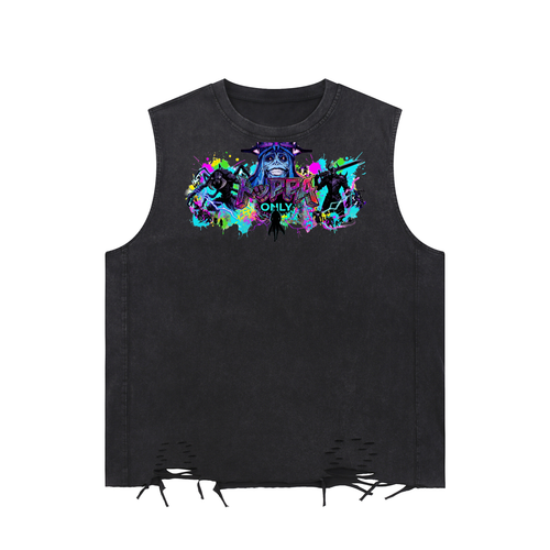 ARISE | Shadow Monarch x Igris Snow-Wash Sleeveless Tank