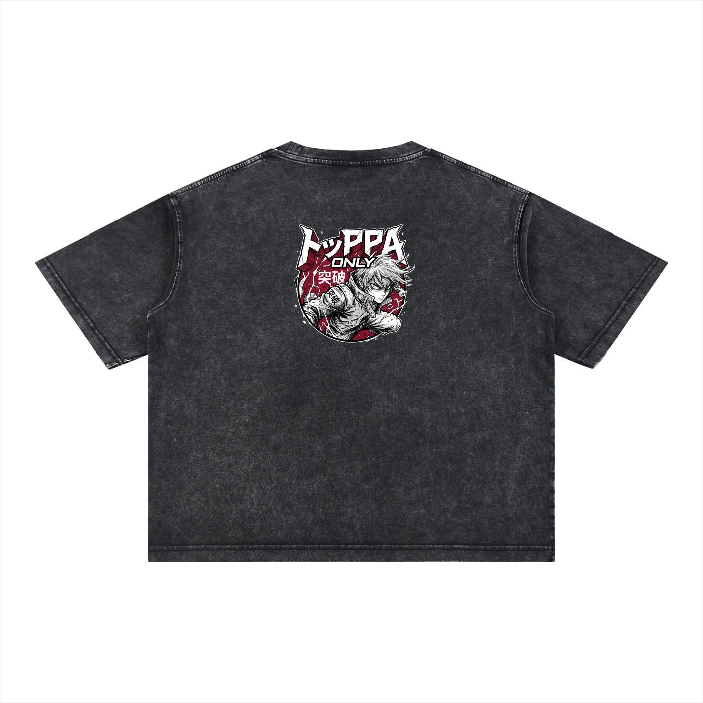Black Asta Oversized Tee | Black Clover Anime Streetwear