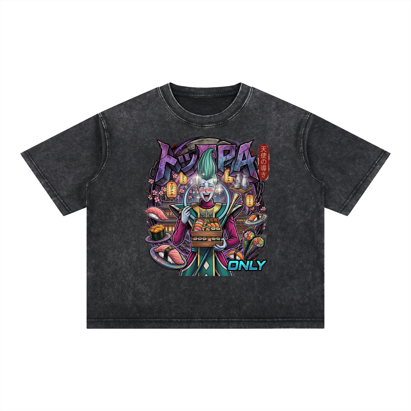 Whis Oversized Tee | Dragon Ball Anime Streetwear