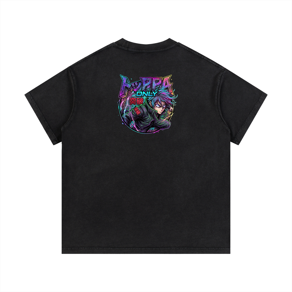Sung Jin-Woo Vintage Tee | Solo Leveling Anime Streetwear