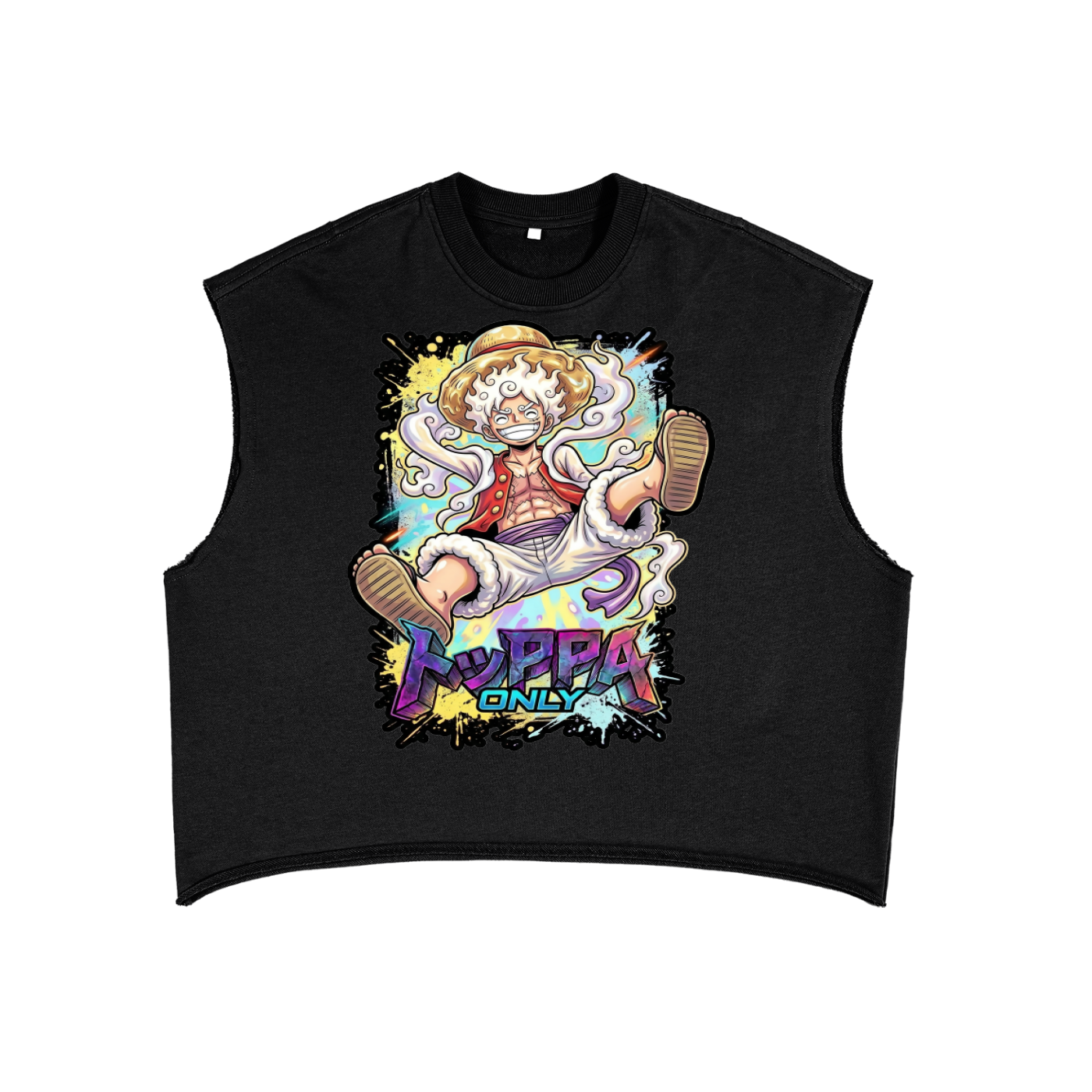 Gear 5 Luffy French Terry Tank | One Piece Anime Streetwear